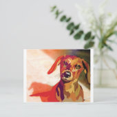 ダッチハウンド狂 ポストカード (スタンド正面)