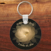 ダッチマンズパイプサボスフラワーデザイン キーホルダー (正面)