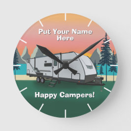 ダッチメンコディアック28SBHデザイン ラウンド壁時計