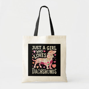『ダッチャンズ・ドッグ好きの少女』 トートバッグ