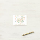 『ダッチャンドの花を愛する少女』 ポストイット (デスク上)