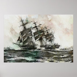 ダッチ飛んでいるマン ポスター