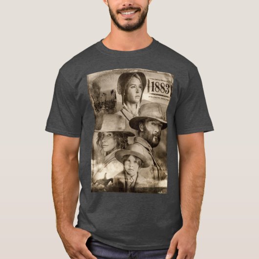 ダットン・ファミリー 883 イエローストーン Tシャツ (正面)