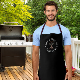 ダッドのめっちゃ最高なBBQ用品 ブラック エプロン