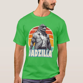 ダッドジラへ ラッド・ダッド・カイジュー・バイブス フレンド Tシャツ