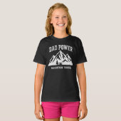 ダッドパワーマウンテンタフデザイン Tシャツ (正面フル)