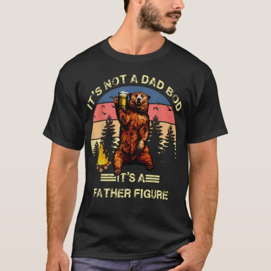 ダッドボディではなく父親としての体型 Tシャツ (正面)