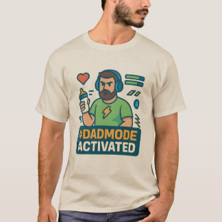 ダッドモード起動 – スーパーヒーローダッドライフ Tシャツ