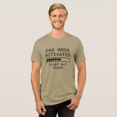 ダッドモード起動 睡眠不能 トライブレンドTシャツ (正面全面)