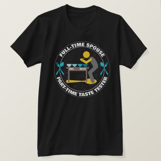 ダッドユーモアテイスターキッチン Tシャツ (デザイン正面)