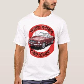 ダッドロッドカークラブ 赤いポニー カーTシャツ Tシャツ