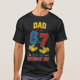 ダッド 67 メメ 生誕 7歳 ブロック Tシャツ