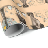 ダッパーイースターラッピング紙 ラッピングペーパー (ロールコーナー)