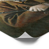 ダッパーキツネ10 x 12.89プリント ポスター (角)