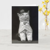 ダッパーキャット 1906年 カード (黄色い花)