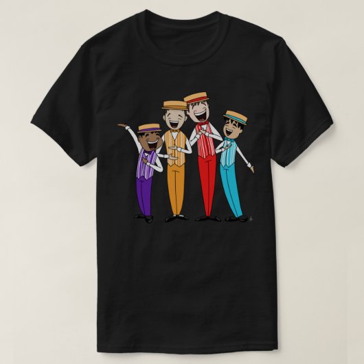 ダッパークラシックダンスTシャツ Tシャツ (デザイン正面)