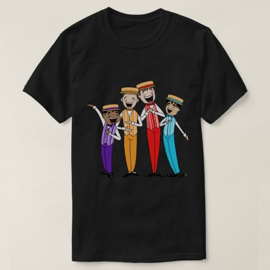ダッパークラシックダンスTシャツ Tシャツ (デザイン正面)