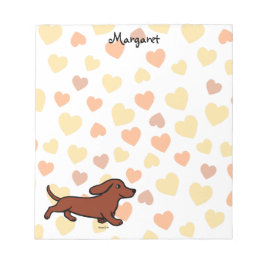 ダッパーソナライズされたシュントランニングの漫画 ノートパッド