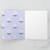 ダッパーソナライズされたシュント誕生日パーティー犬の恋人 カード (内部)