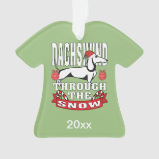 ダッパーソナライズされたシュンドザスノーホリデイ オーナメント