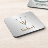 ダッパーソナライズされたト コースター (左側)