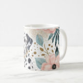 ダッパーダルマティアンアンドフローラエレガンス コーヒーマグカップ (正面右)