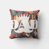 ダッパーパパの抽象芸術幾何学的装飾用クッション クッション (正面)