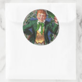 ダッパーレプレシャンヴィンテージ聖パトリックの日 ラウンドシール (バッグ)