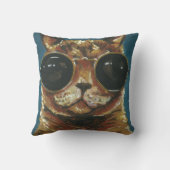 ダッパー動物 |サングラス子猫 クッション (裏面)