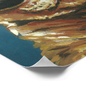 ダッパー動物 |サングラス子猫 ポスター (角)