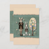 ダッパー復活祭のノートカード ノートカード (正面/裏面)