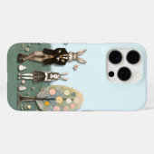 ダッパー復活祭IPhoneケース Case-Mate iPhoneケース (裏面 (横))