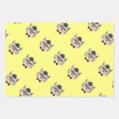 ダッパー猫 ラッピングペーパーシート (正面)