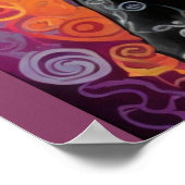 ダッパー砂糖スカル骨格:死の日 ポスター (角)