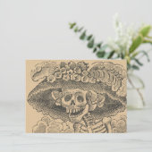 ダッパー骨格(Calavera Catrina) (エレガントスカル) カード (スタンド正面)