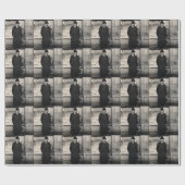 ダッパー1930年代の男の写真 ラッピングペーパー (フラット)