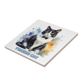 ダッパー・タキシード猫 タイル (側面)