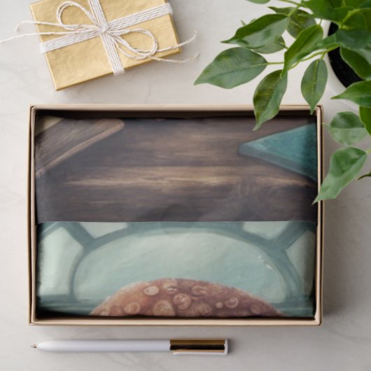 ダッパー・タコ・デコップページのインクウェル教授 薄葉紙 (ギフト)