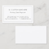 ダッパー、プレーン・ビジネス・カード 名刺 (正面/裏面)