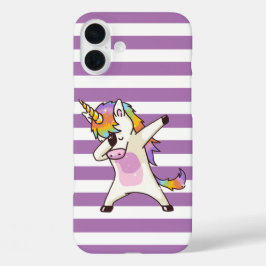 ダッビングユニコーンの携帯ケース iPhone 16 PLUSケース