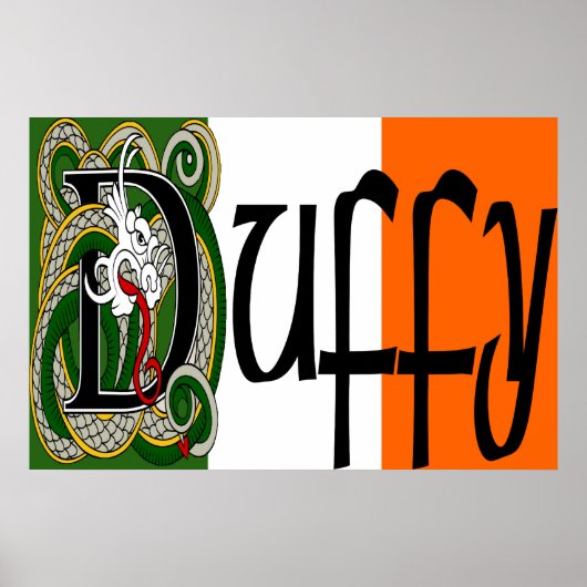 ダッフィケルト・ドラゴンプリント ポスター (正面)