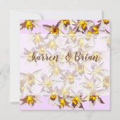 ダッフィディルス カスタム ウェディング インビテーション (裏面)