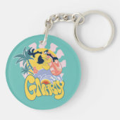 ダッフィーDUCK™サーフィン – ニャリー キーホルダー (裏面)