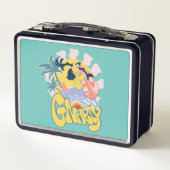 ダッフィーDUCK™サーフィン – ニャリー メタルランチボックス (裏面)