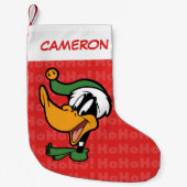 ダッフィーDUCK™ 「ハッピーホリデー」 スモールクリスマスストッキング (正面)