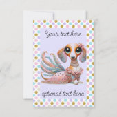 ダッフェミニンシュンダニー大事な行事パーティー 招待状 (正面)