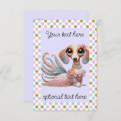 ダッフェミニンシュンダニー大事な行事パーティー 招待状 (正面/裏面)