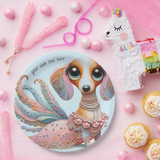 ダッフェミニンシュントパーティー紙プレート ペーパープレート (パーティー)