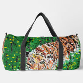 ダッフェルバッグ：タイガーオン走ザ ダッフルバッグ (正面)