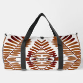 ダッフェルバッグ、茶色の色のクラシックスタイリッシュデザイン ダッフルバッグ (裏面)